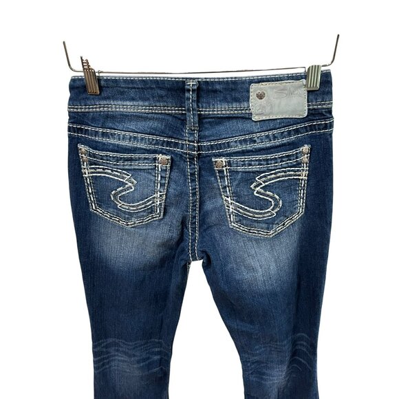 Silver Jeans Co. Suki Mid-Rise Bootcut Jeans Size W28 / L30 Womens Denim - Picture 5 of 7